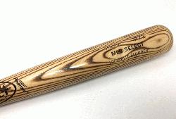 ville Slugger MLB Select Ash Wood Baseball Bat. P72 Turning Model. Flame Tempered Finish. Natural